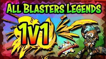 Brawlhalla 1v1 Games with ALL Blasters Legends • Diamond Gameplay
