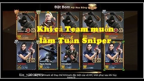 [CF Mobile] Cả team muốn làm Tuấn Sniper  khi gặp team Tổng Tư Lệnh:))