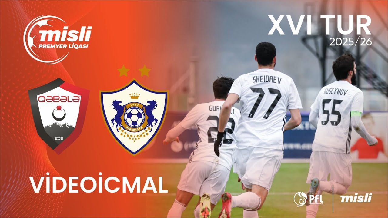 Misli Premyer Liqası 2025/2026 XVI tur “Qəbələ” 1–2 “Qarabağ”