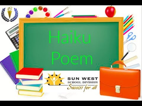 How to Write a Haiku Poem - YouTube