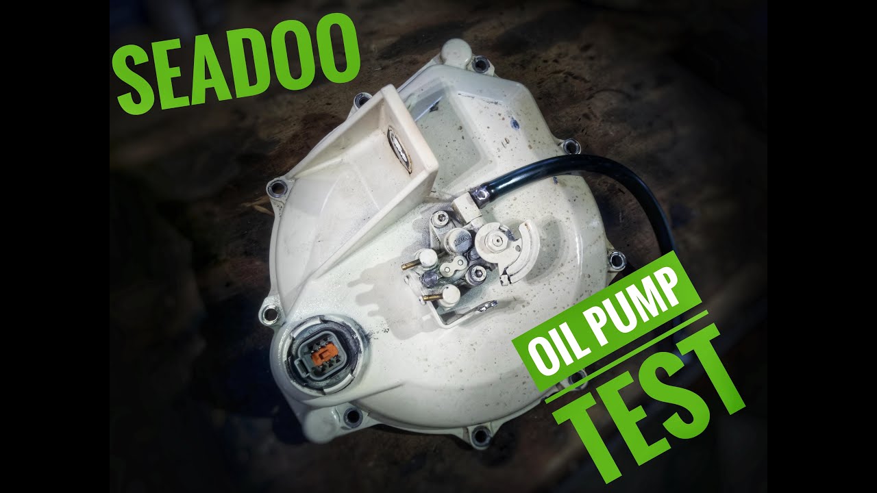 SEADOO OIL PUMP (how to test) 787-717 engines - YouTube