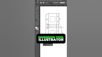 DIMENSION TOOL IN ILLUSTRATOR #illustrator #dimension #package #vector