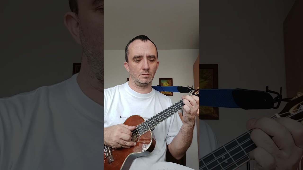 Já do hory, já do hory (Slovak folk song) for 6 string ukulele 