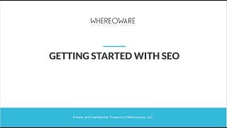 Webinar: Getting Started with SEO