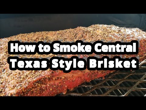 How to Smoke Central Texas Style Brisket on a Yoder YS640 Pellet Grill