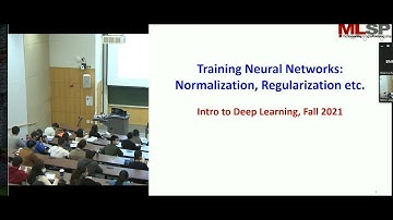Lecture 8: Training Neural Networks: Normalization, Regularization, etc