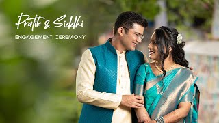 Pratik &amp; Siddhi Engagement ceremony Highlights