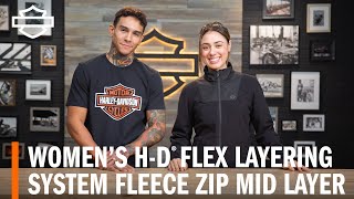 Harley-Davidson Women's H-D Flex Layering System Fleece Zip Mid Layer Overview by Harley-Davidson 503 views 2 weeks ago 1 minute, 33 seconds