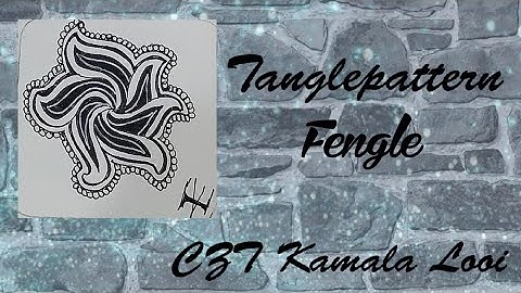 How To Draw Tanglepattern Fengle
