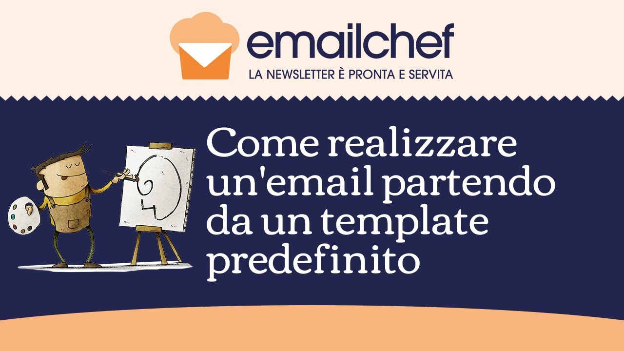 Come realizzare un'email partendo da un template predefinito