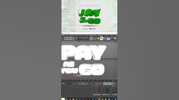 How to Create 3D Text for Flyers in Cinema 4D. #Cinema4D #3DText #FlyerDesign #GraphicDesign