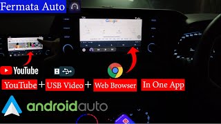 Watch Youtube/ USB Video/ Web Browser in Android Auto😉 in any Car | Hindi screenshot 4