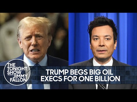 Trump Begs Big Oil Executives for $1 Billion, Doesn't Know What \