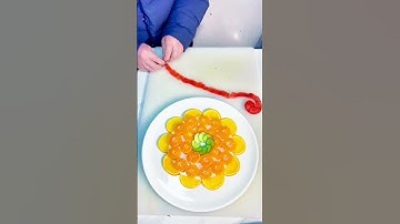 Simple and beautiful fruit and vegetable shapes #fruit and vegetable shapes #plating skills #eating