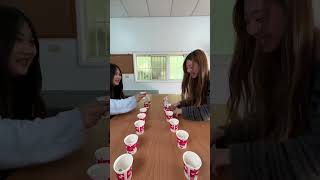 翻杯子比賽，paula翻臉 。最愛.吃貨們