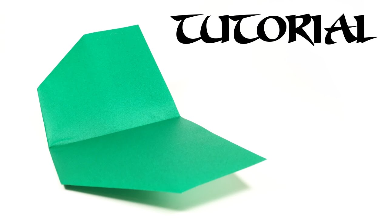 Origami Hang Glider Tutorial (Traditional) - YouTube