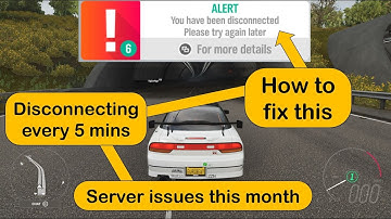 How to fix the "you have been disconnected" Errors when connecting to FH4 Servers on PC. Read Des