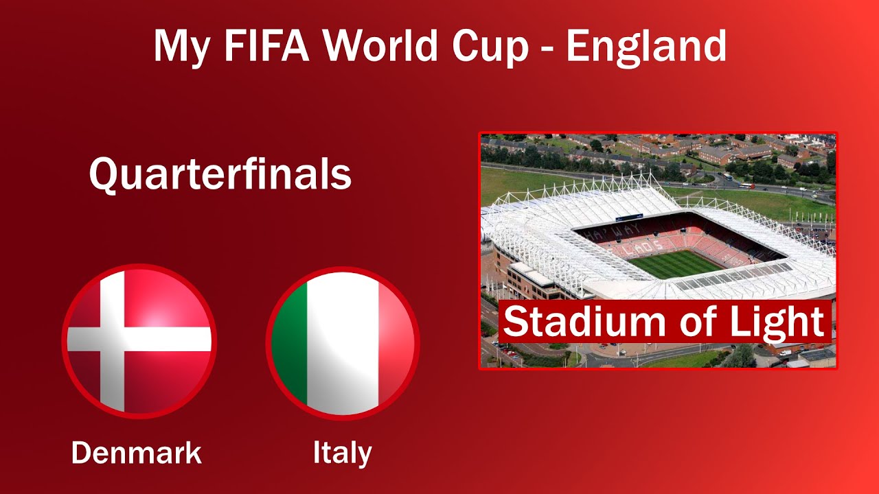 Denmark VS Italy - My World Cup FIFA 21 - Quarterfinals