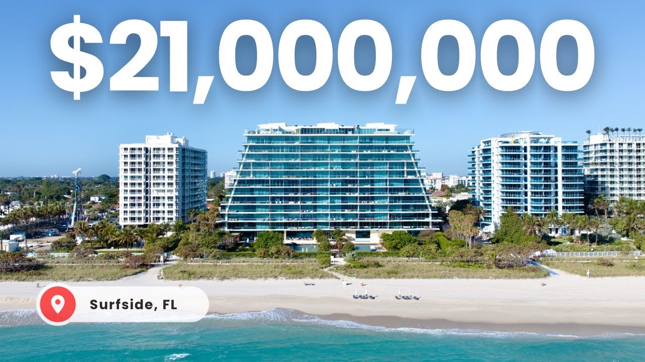 $21,000,000 Fendi Chateau Miami Beach Luxury Condo overlooking sandy white beaches!!