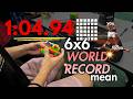 YAU TAKES BACK THE WR! (1:04.94 6x6 WORLD RECORD MEAN)