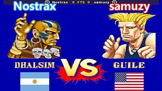 Street Fighter II': Hyper Fighting - Nostrax vs samuzy FT5