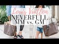 LOUIS VUITTON NEVERFULL MM vs GM - 5 Minute Friday | LuxMommy