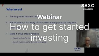How to get started investing