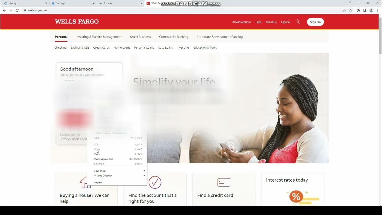How to login WellsFargo Bank log Anonymously without OTP Verifications