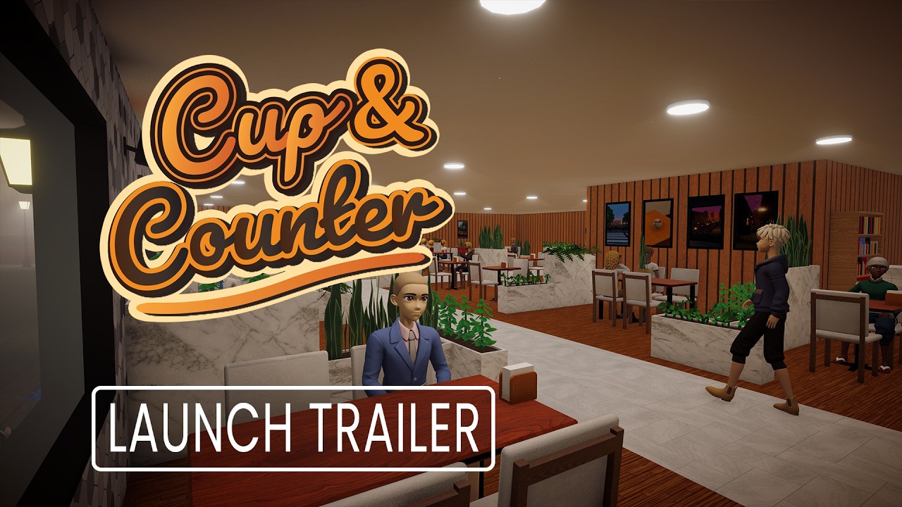 Cup and Counter: Coffee Shop Simulator trailer