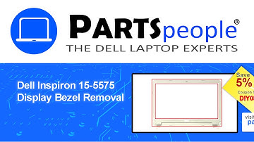 Dell Inspiron 15-5575 (P75F002) Display Bezel How-To Video Tutorial