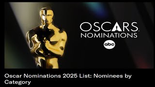 Oscar Nominations Are Weird