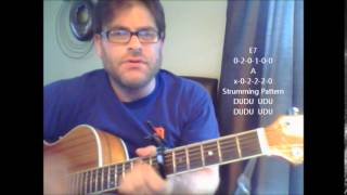 How to play Mambo No. 5 by Lou Bega on acoustic guitar (Made Easy)