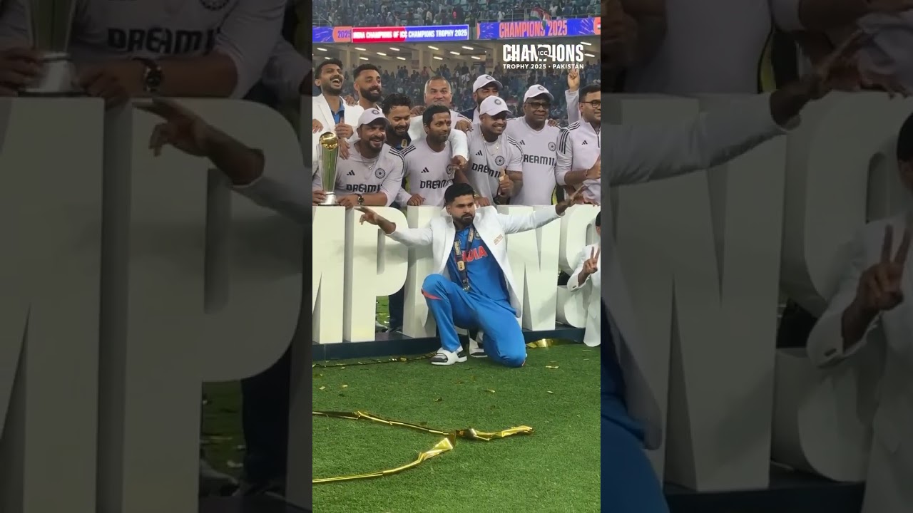 Won the CHAMPION TROPHY 🏆🏆 