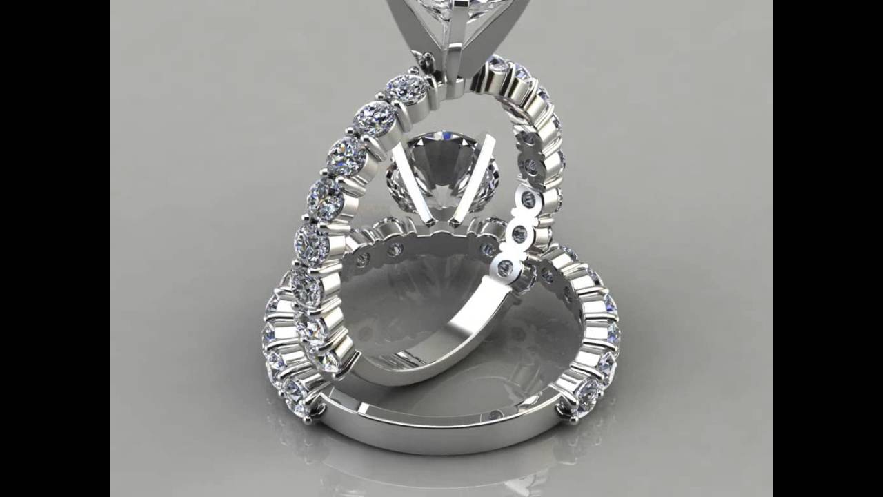 006w Round Cut Common Prong Engagement Ring Man Made Diamonds