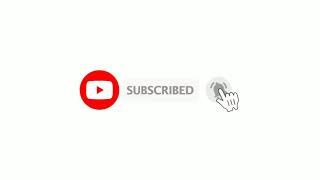 WHITE SCREEN YOUTUBE SUBSCRIBE BUTTON AND NOTIFICATION BELL 🔔
