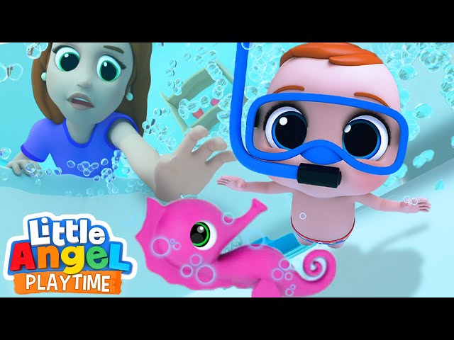 Bath Time with Baby John | Fun Sing Along Songs by Little Angel Playtime class=