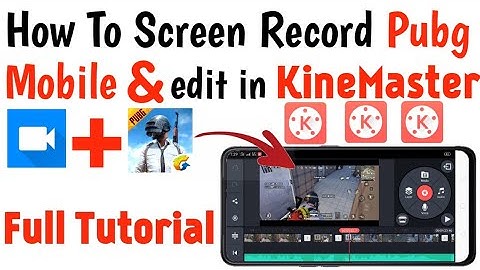 How to Record PUBG Mobile Internal Audio and Edit in KineMaster Full Tutorial | NajiiTvOffical