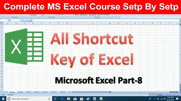All Shortcut Key of MS Excel | 2007| 2010 | 2013 | 2019 | Hindi