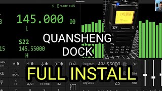 QUANSHENG DOCK  UVK5,K6  HOME BASE DOCKING STATION (channel editor & spectrum)