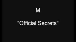 M - Official Secrets Robin Scott Hq Audio