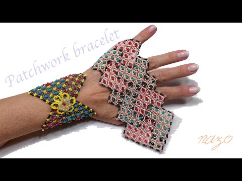 How to make a patchwork bracelet with Nazo