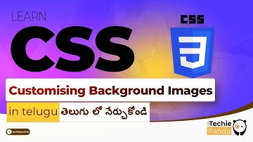 CSS Customising Background Images in Telugu || Background Size Property Uses || Coding School