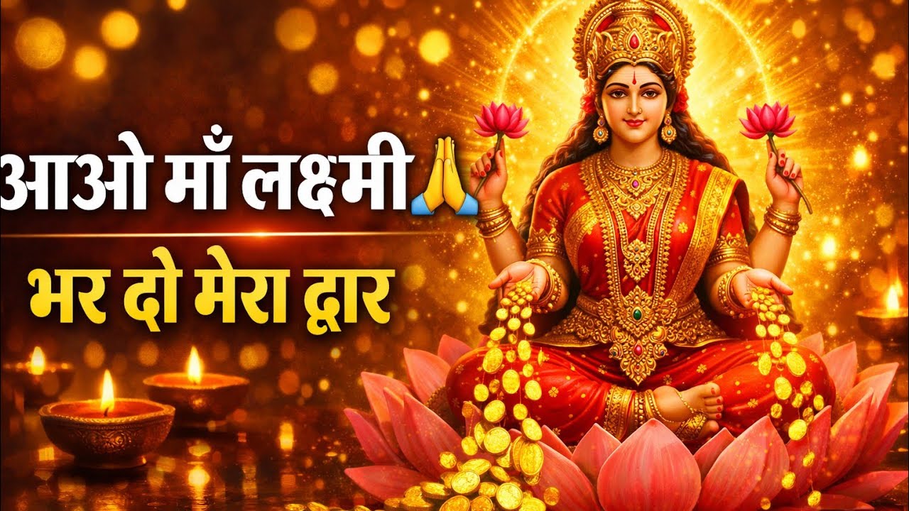 आओ माँ लक्ष्मी मेरे द्वार 🙏 | Lakshmi Mata Bhajan | Shukrawar Special Bhajan | Mahalaxmi Song 2026