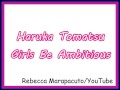 Haruka Tomatsu – "Girls Be Ambitious" Sora no Woto (Lyric Romaji)