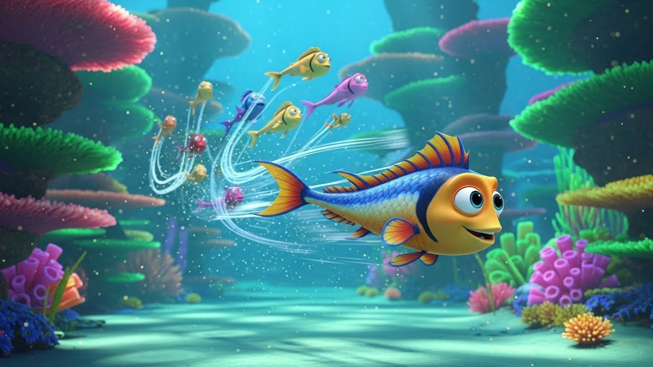 Little Fish Swim-Swim 🐠🌊 | Kids Song 2026 | Nursery Rhymes for Toddlers