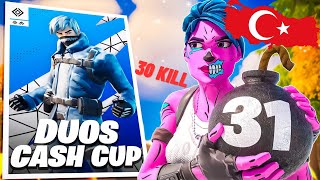 ESKİ TOST'LA FACECAMLİ DUO CASHCUP (Türkçe Fortnite)