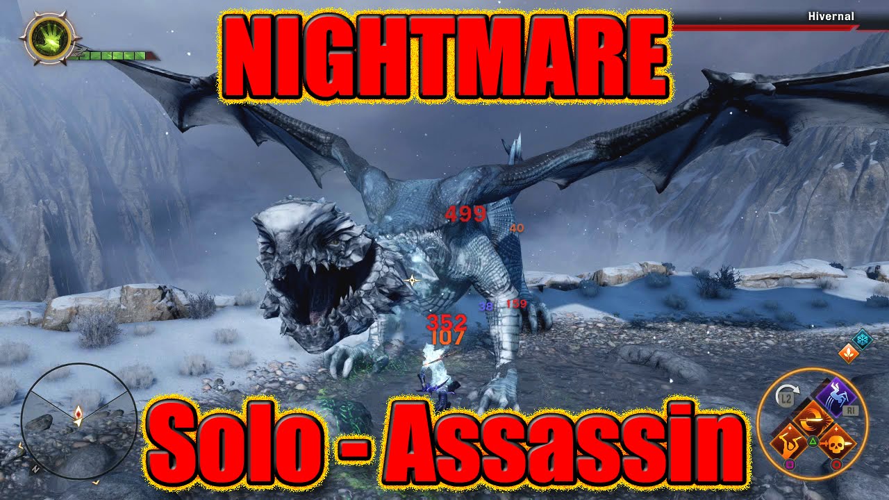 Dragon Age: Inquisition Solo Dragon Kill with Assassin