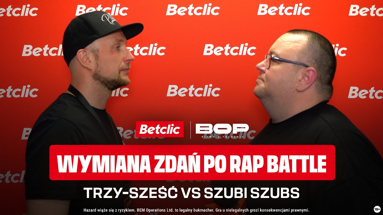 TRZY SZEŚĆ I SZUBI SZUBS - SPOTKANIE NA BACKSTAGE PO RAP BATTLE!