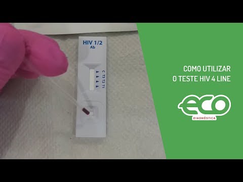 Vídeo: Maneiras simples de realizar um teste de HIV em casa (com fotos)