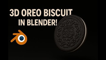 Easy Oreo Biscuit Designs By 3D Blender - 3D Animation #BlenderTutorial #CGI #VFX #BlenderUniverse
